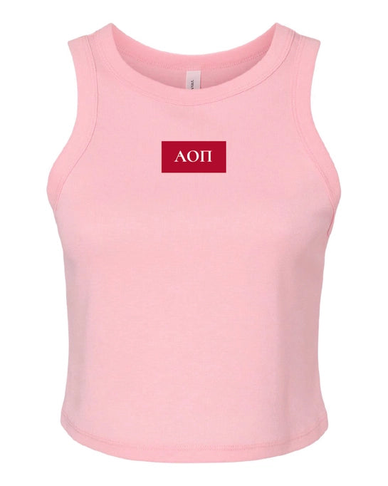 Sorority Patch Tank- Large Patch