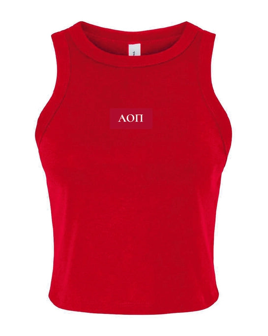 Sorority Patch Tank- Large Patch