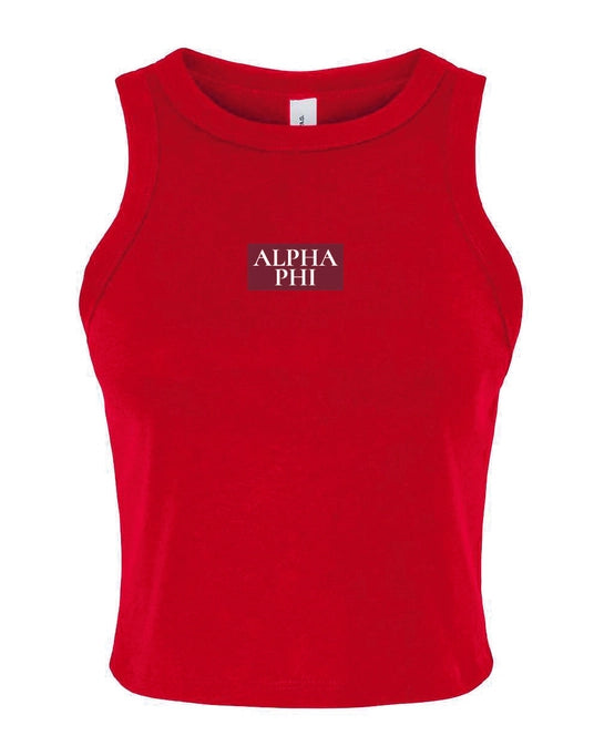 Sorority Patch Tank- Large Patch