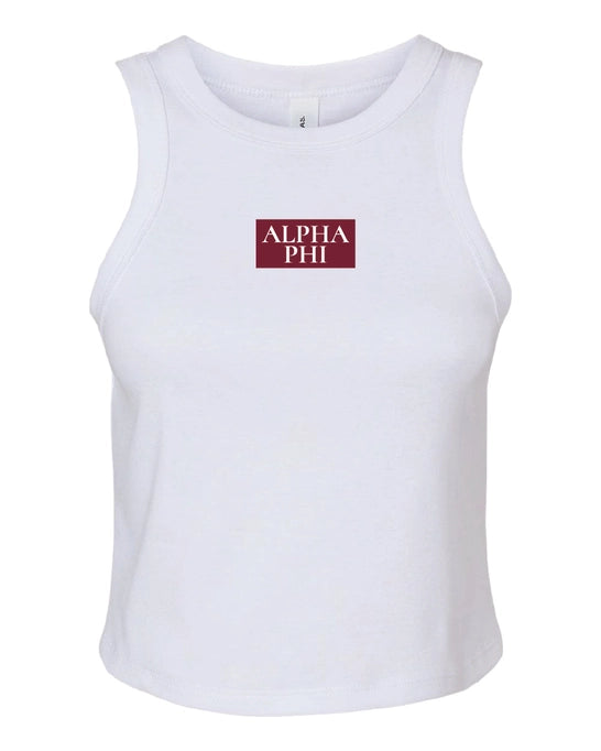 Sorority Patch Tank- Large Patch