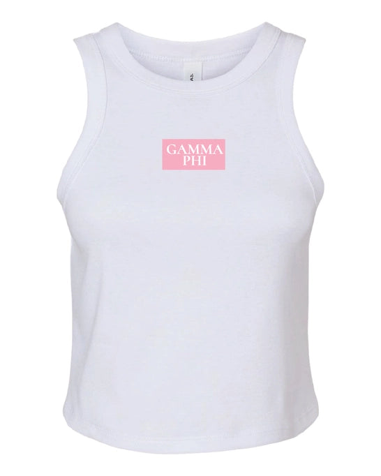 Sorority Patch Tank- Large Patch