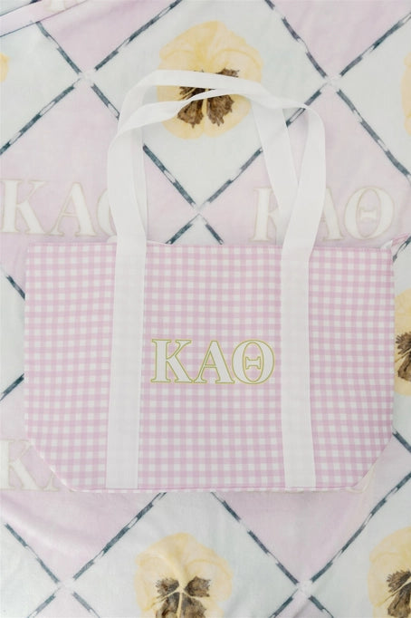 Sorority Greek Letter Tote Bag