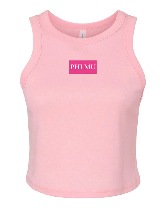 Sorority Patch Tank- Large Patch