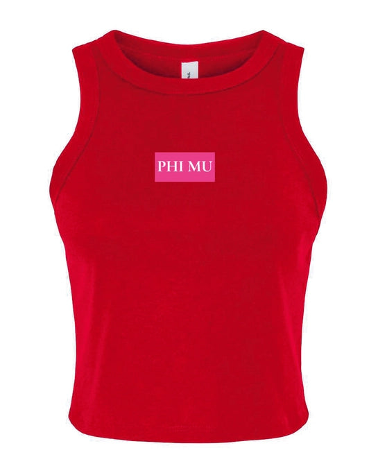 Sorority Patch Tank- Large Patch