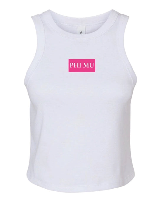 Sorority Patch Tank- Large Patch
