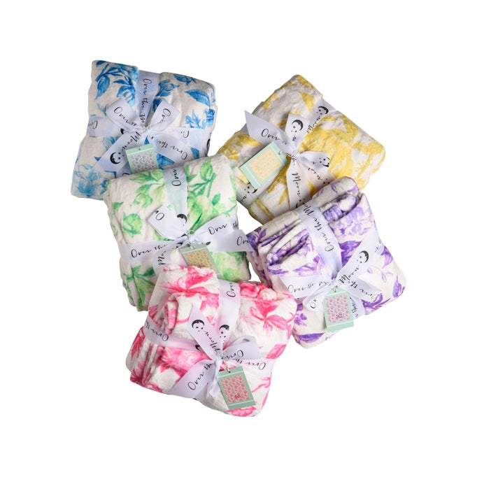 Sorority Floral Minky Blanket